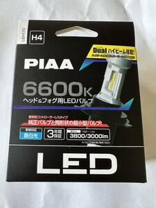 新品未使用品【PIAA ピア】ヘッドライト用 LED H4 Hi/Low 6600K 3800/3000lm LEH170