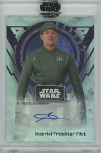 【ALEXANDER WRAITH as IMPERIAL FREIGHTER PILOT/アレキサンダー・レイス(帝国軍貨物船パイロット役)】22 TOPPS Star Wars Signature S