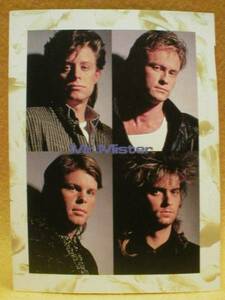 レア Mr. Mister ミスター・ミスター 葉書 イギリス 英国 希少 バンド グッズ