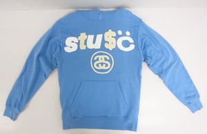 STUSSY × CPFM ステューシー×カクタスプラントフリーマーケット 8 BALL PIGMENT DYED HOODIE フーディー パーカー Sサイズ ◆FG7100