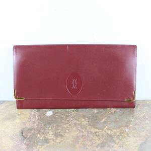 Cartier MUST LINE LEATHER CLUTCH BAG/カルティエマストラインレザークラッチバッグ