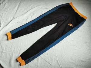 NWT NIKE ナイキ SPORTSWEAR FLEECE PANTS パンツ プリース 素材切替 色切替 テーパード S 黒 ブラック 刺繍 △1