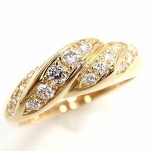 POLA jewelry(ポーラジュエリー)《K18(750)天然ダイヤモンドリング》J 約4.3g 0.24ct 約13号 diamond ring 指輪 jewelry ED6/EE1