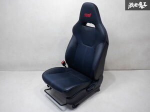 スバル純正 GVB インプレッサ WRX STI ハーフレザー シート 左 左側 助手席側 シートレール付 GVF GRB GRF 棚2I7