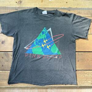 80s vintage pink floyd / ピンクフロイド 1987年world tour tシャツ mサイズ spring fordボディ made in usa used