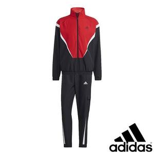 867　 adidas（アディダス）ウーブン ノーフード トラックスーツ （M）