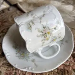 ドイツ製 ROSENTHAL Catherine 繊細なレリーフ 花束 C&S