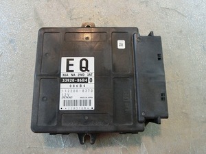 アルト HA23V ECU エンジンコンピューター DENSO 33920-86B40 086B4 112200-8370 K6A 純正