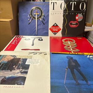 TOTO LP レコード 6枚セット Hydra/Fahrenheit/Turn Back/4/Stranger In Town/The Seventh One 