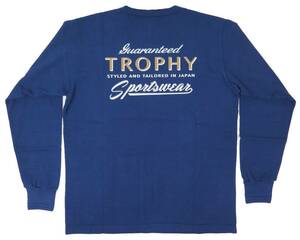 【トロフィークロージング】バックロゴ 長袖Tシャツ/ポケット付き TROPHY CLOTHING TR21SS-201 日本製【送料無料】