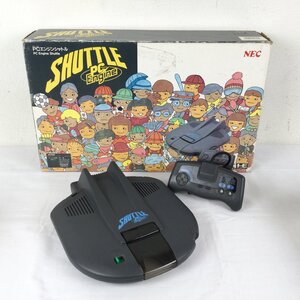 1312 【ジャンク】 PCエンジン シャトル 本体 PI-TG5 SHUTTLE PC Engine 日本電気 NEC コントローラー付