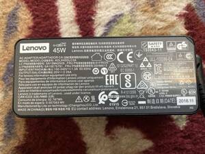 lenovo ACアダプター　45ｗ　20ｖ　2.25A　中古品