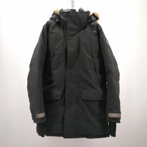 カナダグース ブラックレーベル ダウンジャケット SIZE M ブラック QC-011995 メンズ 古着 Canada goose black label ◆3118/静岡清水店