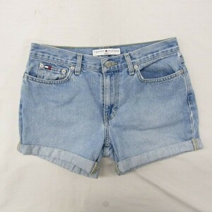 Tommy Hilfiger Jeans サイズ W30~ デニム ショート ホット パンツ ロールアップ ジーンズ トミーヒルフィガー 古着 ビンテージ 2J0705