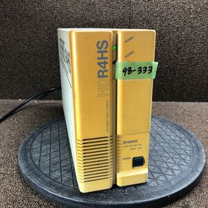 98-333 激安 レトロPC パーツ 外付けHDD REFERENCE HARD DISK UNIT R4HS ウインテク 通電のみ確認 HDD無し ジャンク