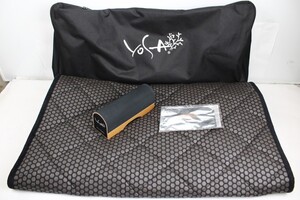 YOSA カーリスマット テラソフト 75cm×140cm テラボルスター バイオパウダー ケース付き 美容 健康 ヨサ ITQSDMX370ZK-YR-S20-byebye