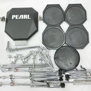 PEARL/パール DRUM-X 電子ドラム ドラムパッド バスドラムパッド　スタンドセット　追加写真有り　R阿0425