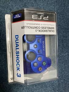 PlayStation用コントローラー　DualShock 3　メタリックブルー