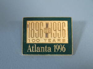 ピンバッジ① 1996年 ATLANTA オリンピック 1896 to 1996 100YEARS★ピンバッチ ピンバッヂ ピンズ ’96 アトランタ 五輪 記念