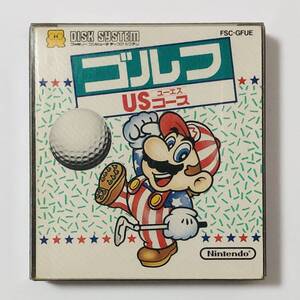 ファミコン ディスクシステム ゴルフ USコース 箱説付き 痛みあり 任天堂 Nintendo Famicom Disk System Golf U.S. Course CIB Tested