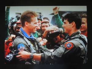 A4 額付き ポスター top gun アイスマン Val Kilmer トップガン Tom Cruise 1986 アメリカ海軍