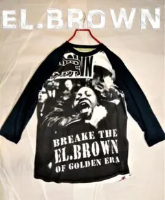 EL.BROWN イーエルブラウン 希少!グラフィックカットソー Tシャツ