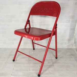 Supreme シュプリーム 20AW Metal Folding Chair メタルフォールディングチェア パイプ椅子 チェア レッド 赤 ※同梱不可 MU632025011401