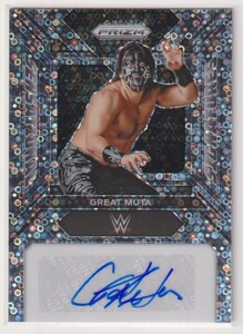 WWE GREAT MUTA AUTO 2024 PANINI PRIZM DISCO PRIZM AUTOGRAPH SIGNATURES グレート・ムタ 武藤敬司 直筆 サイン 新日本 全日本 ノア