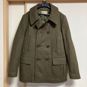 【極美品】RRL ダブルアールエル ウールピーコート ミリタリーコート カーキ Mサイズ ラルフローレン