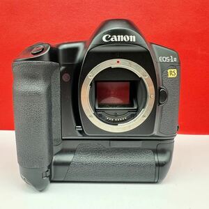 ▲ Canon EOS-1N RS 一眼レフカメラ フィルムカメラ ボディ 動作確認済 シャッター、露出計OK 現状品 キャノン 