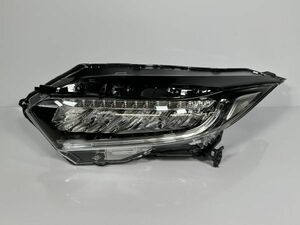 ヴェゼル RU1 RU2 RU3 RU4 後期 純正 左ヘッドライト Assy 左ライト LH LED 33150-T7A-J51 100-62292 J5 良品/破損キズなし 管理22584