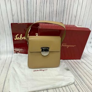 s001 N4 SalvatoreFerragamo フェラガモ AQ-218297 ガンチーニ ハンドバッグ 2WAY ストラップ ショルダー