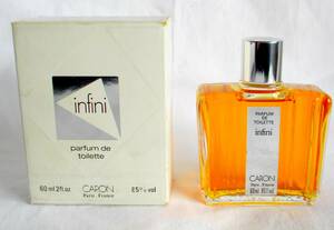 香水 キャロンCARON アンフィニ infini EDT フランス製 60ml スプラッシュ（noスプレー）