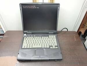 【YNT0500】希少★COMPAQ ARMADA 1700 6300/T/5000/D/0/5 Intel PentiumII 300MHz/不明MB/不明GB/CD/12.1/800x600/CD-ROM/起動確認済★JUNK