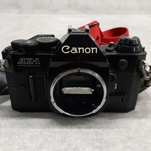 FN-250117-90-J2 Canon キャノン AE-1 PROGRAM ブラック ボディ 一眼レフ フィルムカメラ