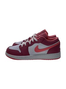 NIKE◆AIR JORDAN 1 LOW_エア ジョーダン 1/スニーカー/25cm/PNK/レザー/553560-616