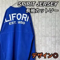 SPIRIT JEASEY　スピリットジャージー　USA製　長袖Tシャツ　ブルー