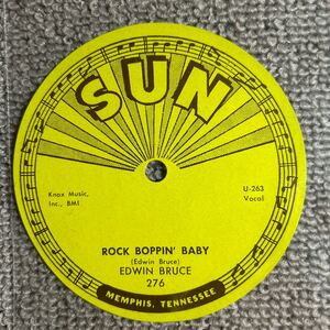 【#100未使用ラベル】Edwin Bruce・Rock Boppin