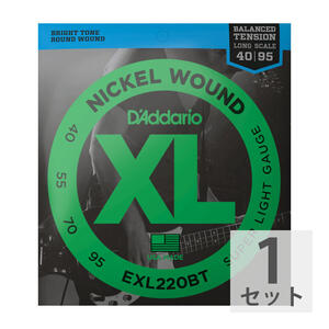 ダダリオ 弦 ベース弦 細めのゲージ 40-95 D