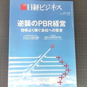 2933　日経ビジネス　2024.7.29　逆襲のPBR経営　