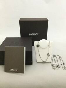 DAMIANI　ダミアーニ　ダミアニッシマ　ダイヤモンド　オニキス　ロングネックレス　シルバー　アクセサリー　925【C825403】