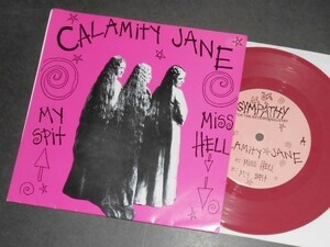 CALAMITY JANE Miss Hell アメリカ盤シングル 女性パンクバンド