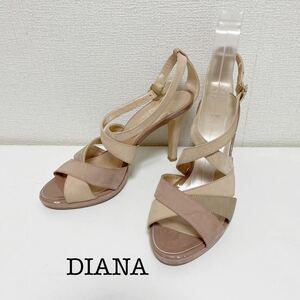 DIANA ダイアナ ストラップ スエード サンダル 24