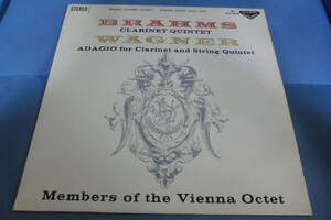 【1964年2月本邦初出盤チリノイズUK DECCA輸入メタルZALスタンパー165g】ブラームス/クラリネット五重奏曲、他　A.ボスコフスキー他【13】