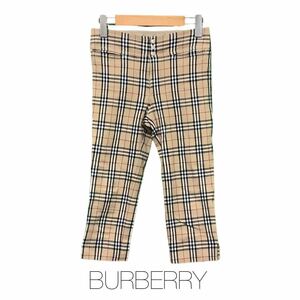 BURBERRY ,BLUE LABEL ,バーバリーブルーレーベル ,ベージュ ,チェック ,パンツ ,古着, 三陽商会, 36サイズ