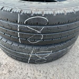 送料無料　DUNLOP ENASAVE SPLT50 205/70R17.5 115/113L LT 2018年　2本