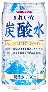 サンガリア きれいな炭酸水 350ml ×24本