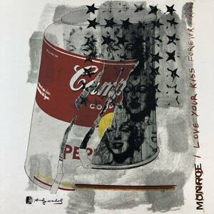 UNIQLO ユニクロ　Andy Warhol アンディウォーホル　tシャツ L スープ缶　バナナ　マリリンモンロー　men