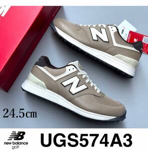 ◆モデル出品◆新品 24.5cm New Balance Golf / ニューバランス ゴルフ シューズ UGS574A3 新スパイクレスモデル スニーカー 完売靴