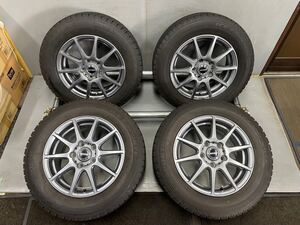 社外アルミ 15インチ[商品番号7944]15×6.0J ＋53 H5 PCD114.3 ICE ESPORTE 195/65R15(91Q) 2020年製 4本セット